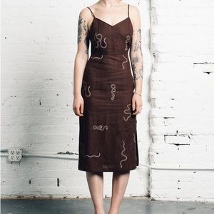 Paloma Wool - Linen Cobra Dress 36